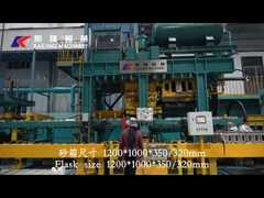 الرمل الأخضر التلقائي صب خط فراق أفقي Flaskless اطلاق النار الضغط